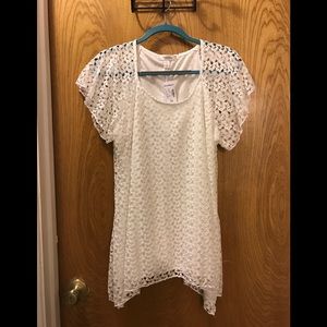 Dress Barn Asymmetrical Top Size: 1X-NWT